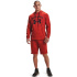 Sweat Under Armour Rival Terry Big Logo M Rouge Mélangé/Noir