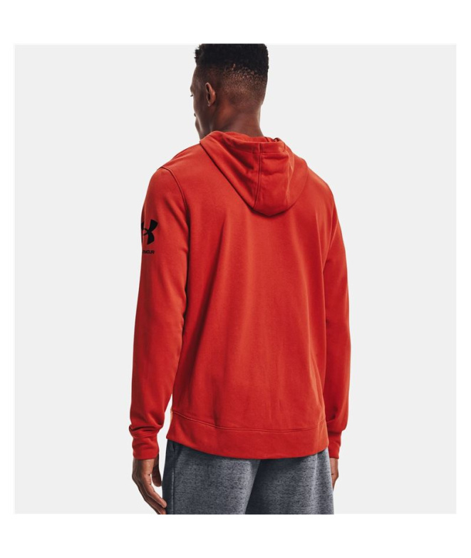 Veste Under Armour Rival Terry Homme Rouge/Noir