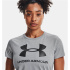 Camiseta de manga curta Uner Armour Sportstyle Mulher Grey