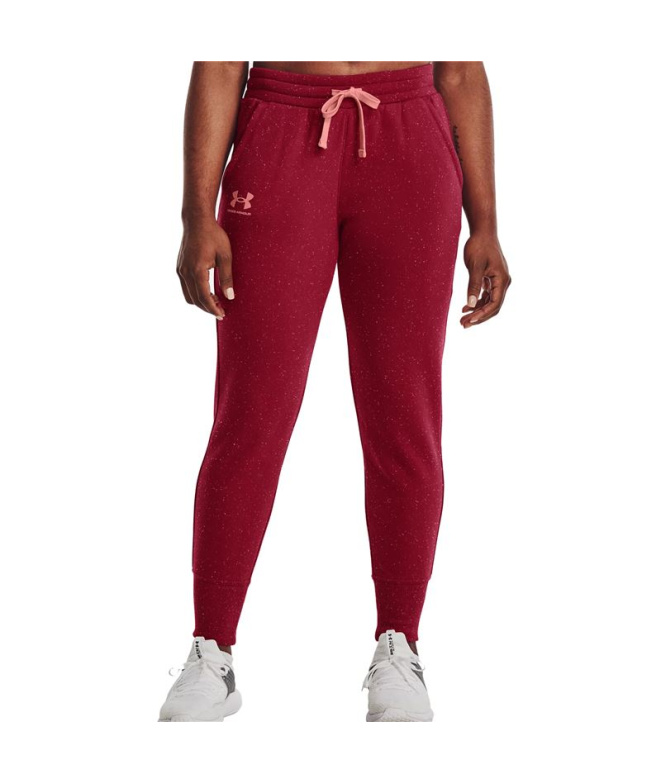 Pantalons Under Armour Rival Femme Pink