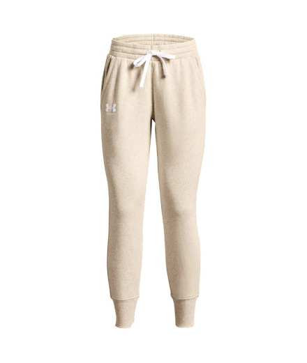 Pantalones Under Armour Rival Fleece Joggers Beige