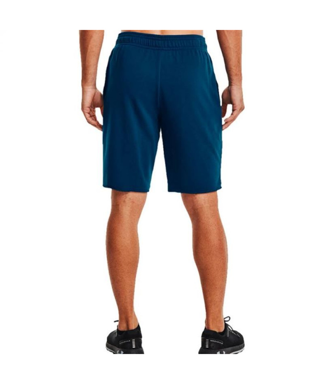 Pantalon court Under Armour Rival Terry Homme Bleu