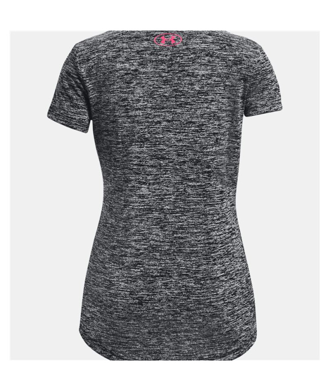 T-shirt Under Armour Tech BL Twist SS Fille Gris