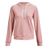 Moletom Under Armour Rival Terry Mulher Pink