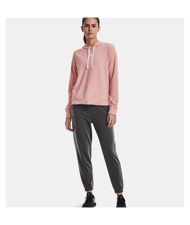 Sweat Under Armour Rival Terry Femme Pink
