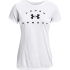 Camiseta de manga curta Under Armour Tech Solid Logo Mulher Wh