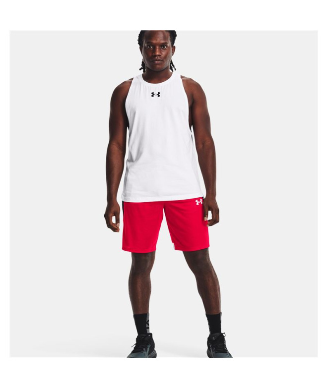 Pantalones cortos Under Armour Baseline Hombre Red