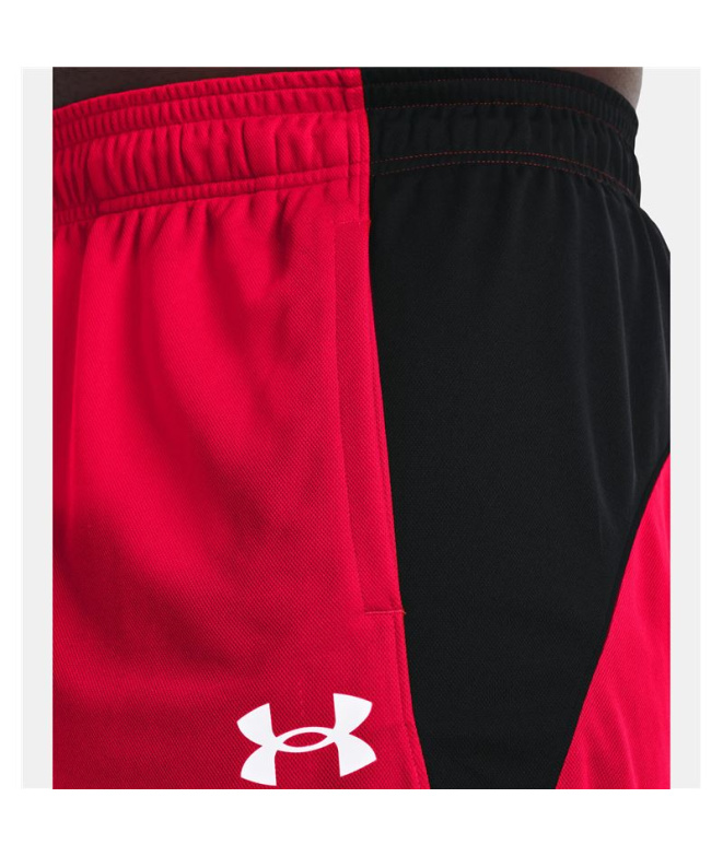 Calça curtos Under Armour Baseline Homem Vermelho