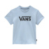 Camiseta Vans Flying V Crew Menina Azul