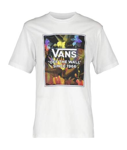 T-shirt Vans Floral Enfant Blanc
