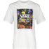 Camiseta Vans Floral Niño Blanco