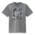 T-shirt à manches courtes Vans Night Homme Gris