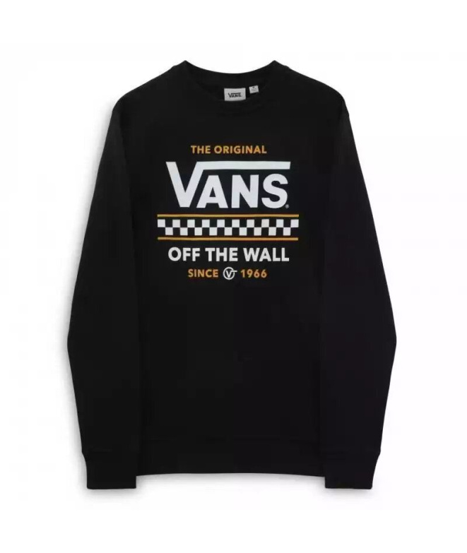 Sweat Vans Stackton Crew Homme Noir