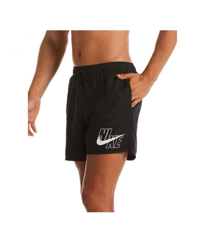 Maillot de bain de Playa Y Piscine Nike Homme short Volley 5" Noir