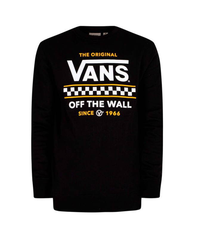 Sudadera Vans Stackton Crew Hombre Black