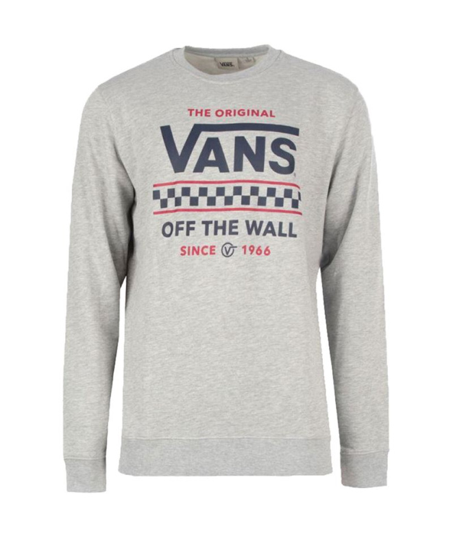 Moletom Vans Stackton Crew Homem Cinza