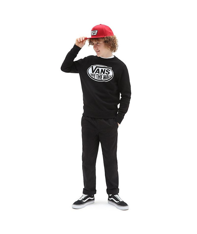 Sweat Vans Classic Off The Wall Noir Unisexe