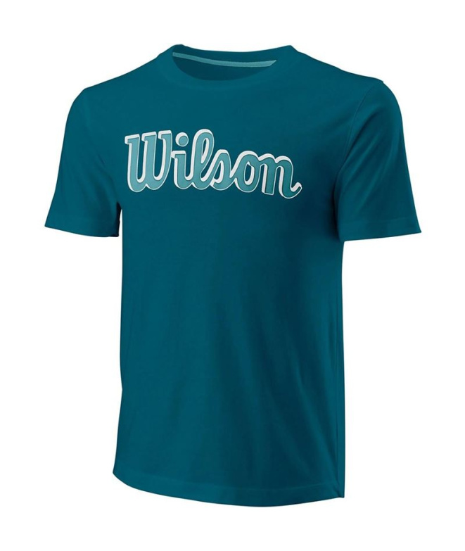 Camiseta Wilson Script ECO algodão slimfit