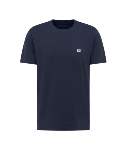 Camiseta Lee Ss Patch Logo Hombre Azul