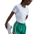 Camiseta de Running Nike Tempo Dri-Fit Short-Sleeve Running Top Mujer Blanco