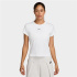 Camiseta Nike Sportswear Tight Ribbed Short-Sleeve Mulher Branco