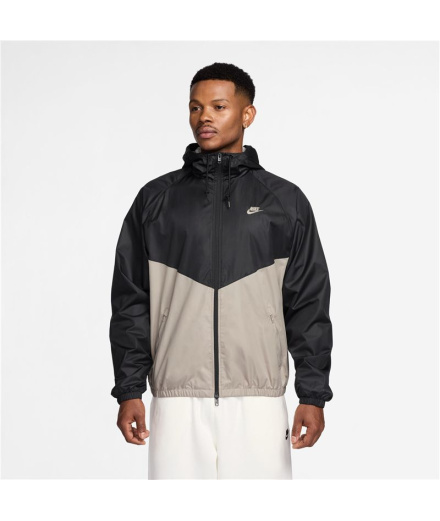 Chubasquero Nike Windrunner Lined Hombre Negro/Gris
