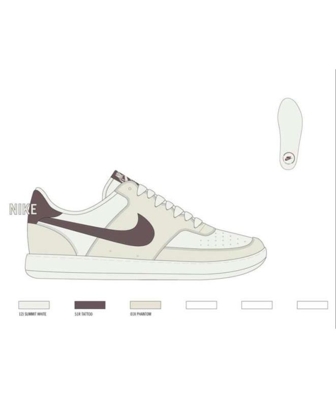 Chaussures Nike Court Vision Low Shoes Femme Blanc