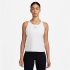 Camiseta Tirantes de Fitness Nike Pro Dri-Fit Mulher Branco