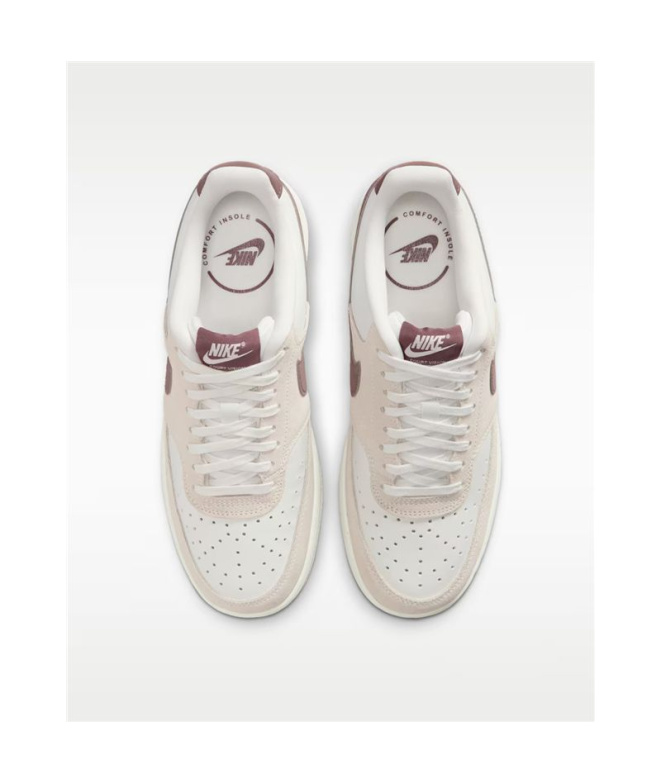 Chaussures Nike Court Vision Low Shoes Femme Blanc