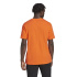 T-shirt Adidas Essentials Brodé Logo Linéaire Homme Semi Impact Orange / Blanc
