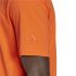 T-shirt Adidas Essentials Brodé Logo Linéaire Homme Semi Impact Orange / Blanc