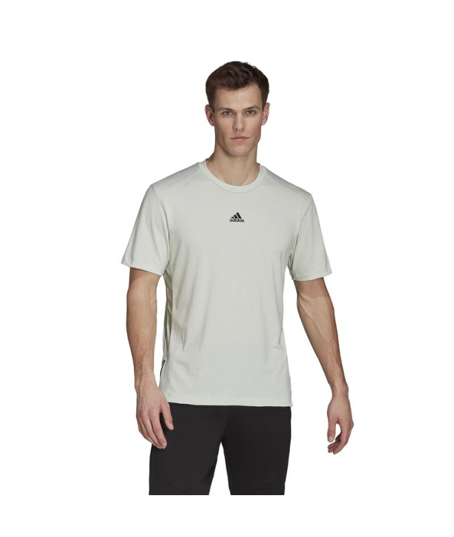T-shirt de Yoga Adidas Aeroready Homme Lin Vert...
