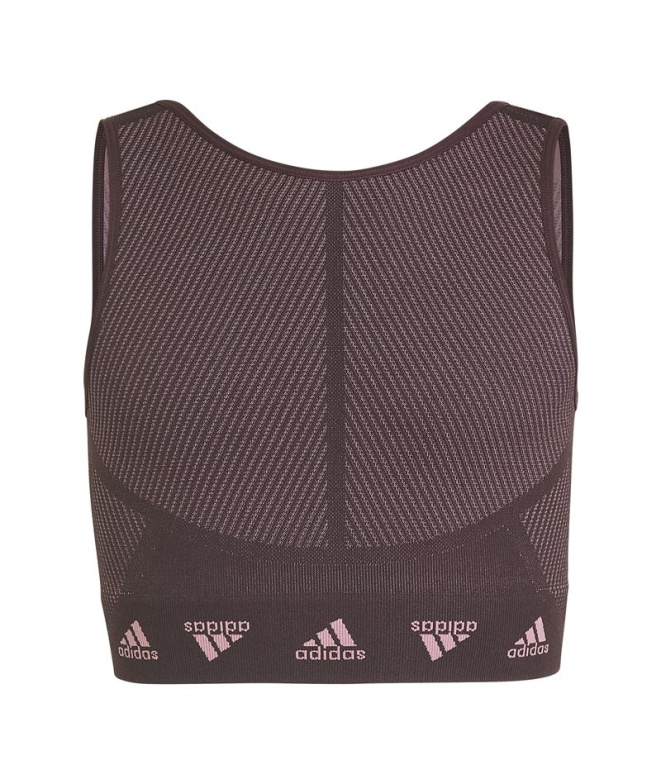Haut de fitness Adidas Aeroknit Seamless Fille...