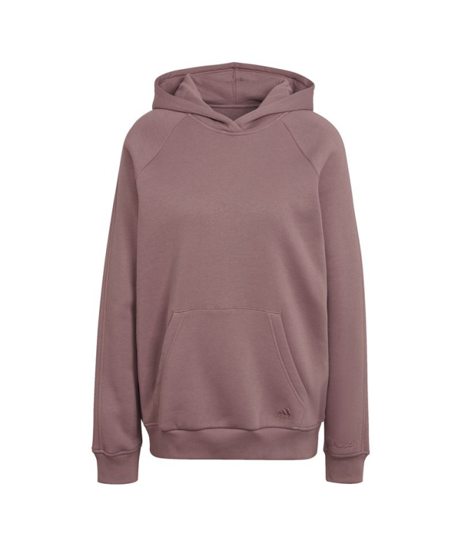 Moletom com capuz Adidas Boyfriend Mulher Roxo