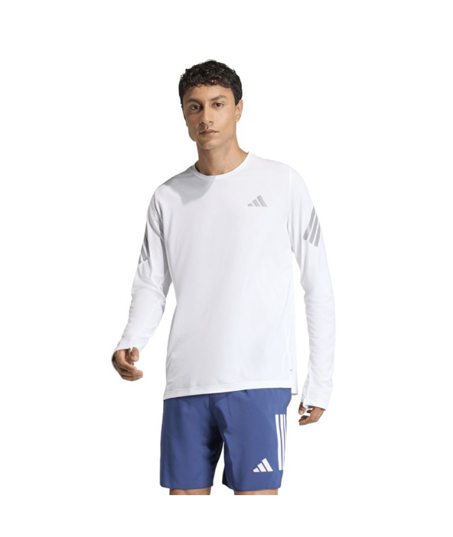 Camisa de Running adidas Adi365 Ls Homem Branco