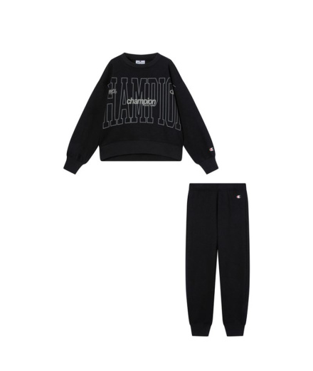 Survêtement Champion Sweatsuits Fille Noir/Noir