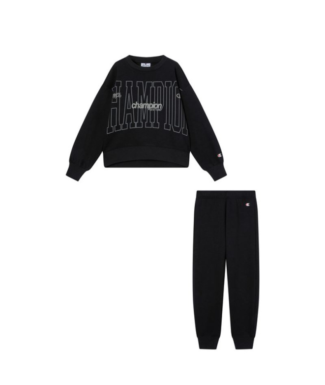 Survêtement Champion Sweatsuits Fille Noir/Noir
