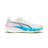 Sapatilhas de Running Puma Velocity Nitro 4, Branco-Ultra Blue-Poison Pink, Homem