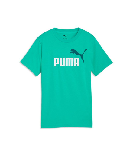 Camiseta Puma Ess 2 Color No.1 Log,Vibrant Gree, Menino