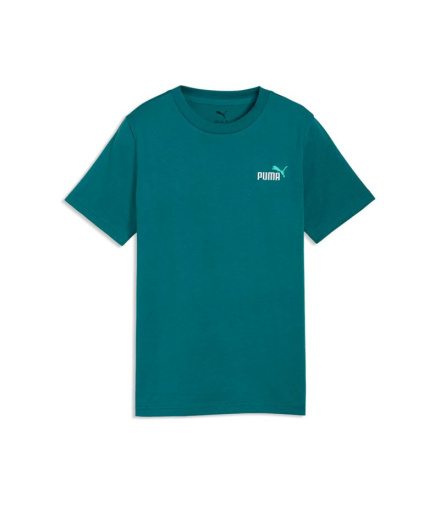 T-shirt Puma Ess 2 Color Small No, Émeraude Glacée, Enfant