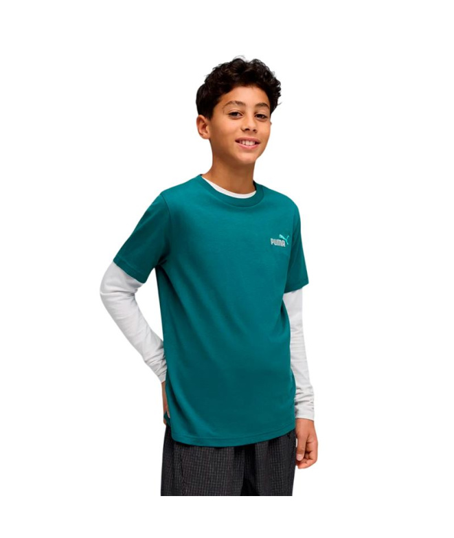 Camiseta Puma Ess 2 Color Small No,Emerald Ice,...