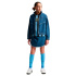 Imperméable Nike Veste Windrunner en Denim Sportswear Fille Bleue