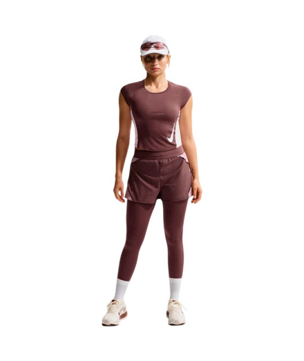 Camiseta de Running Nike Swoosh Run Dri-Fit de Manga...