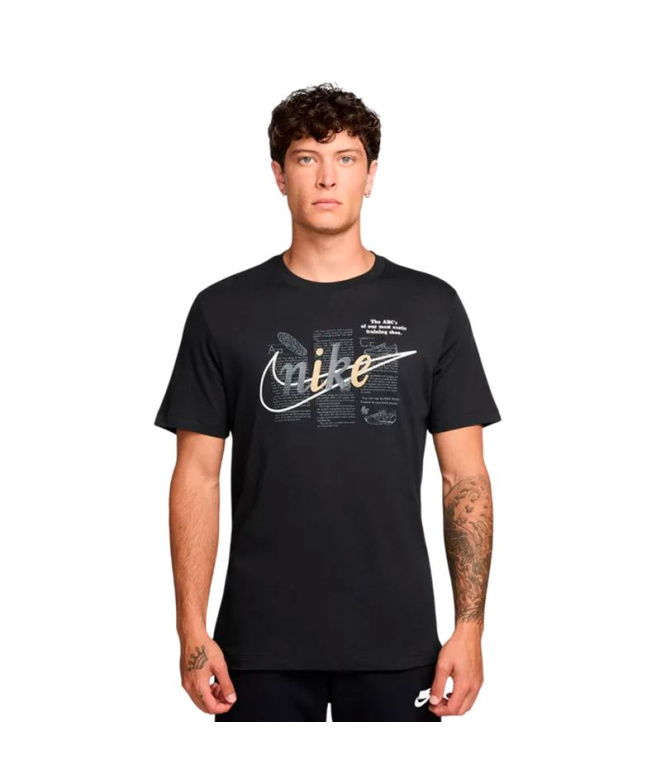 T-shirt Nike T-shirt de sport Homme Noir/Gris