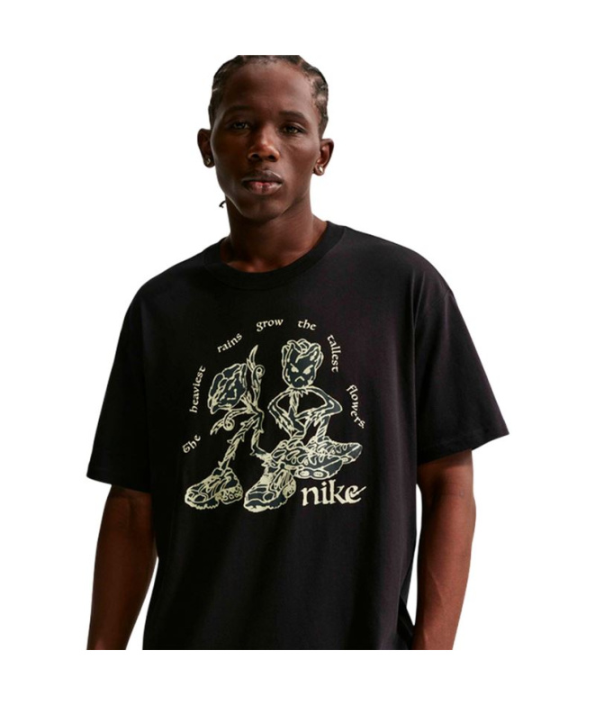 Camiseta Nike Sportswear T-Shirt Homem Preto/Cinza
