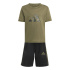 Conjunto de Fitness adidas Lk Tr-Es Pr Set Infantil Estoli/Multco