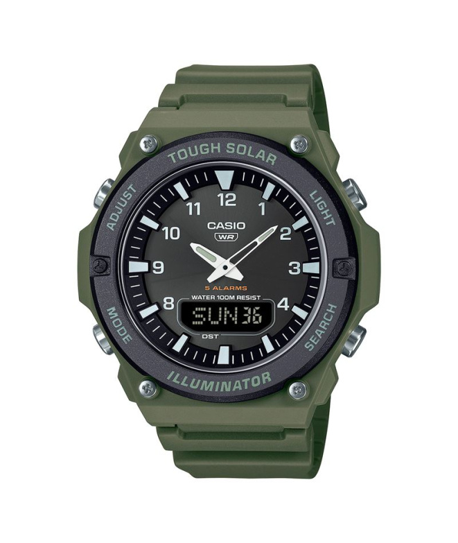 Relógio Casio Coleção Timeless Homens verde