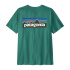 T-shirt Patagonia M'S P-6 Logo Homme Pierre verte