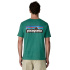 T-shirt Patagonia M'S P-6 Logo Homme Pierre verte