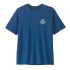 Camiseta Patagonia M'S Cap Cool Daily Shirt - Great Waves Homem Azul /Azul